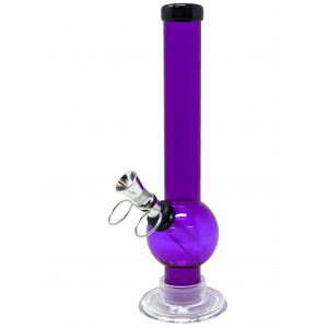 8" Acrylic 1x8 Metal Pull Water Pipe Assorted Styles/Color - [AJM21]